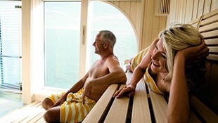 Sauny na palubě lodi - Finská sauna